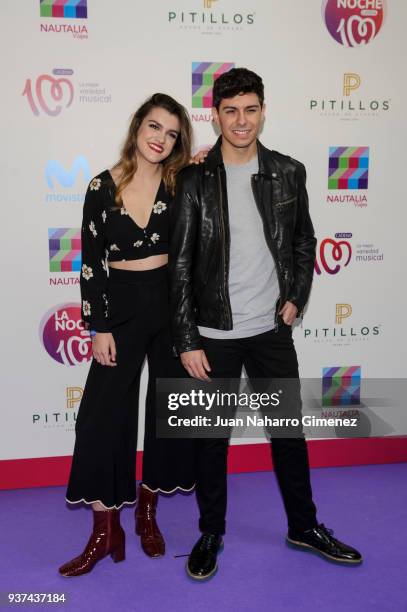Amaia and Alfred attends 'La Noche De Cadena 100' charity concert at WiZink Center on March 24, 2018 in Madrid, Spain.