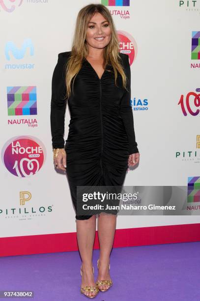 Amaia Montero attends 'La Noche De Cadena 100' charity concert at WiZink Center on March 24, 2018 in Madrid, Spain.