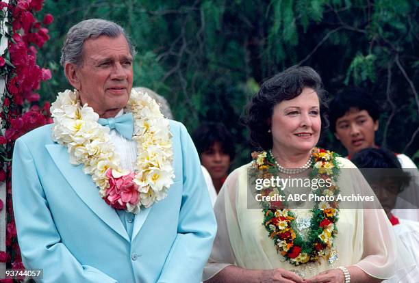 The Wedding" - Season Three - 11/3/79, Mr. Roarke fulfilled the last wish of his longtime love, Helena Marsh, by marrying her. Guest stars Joseph...