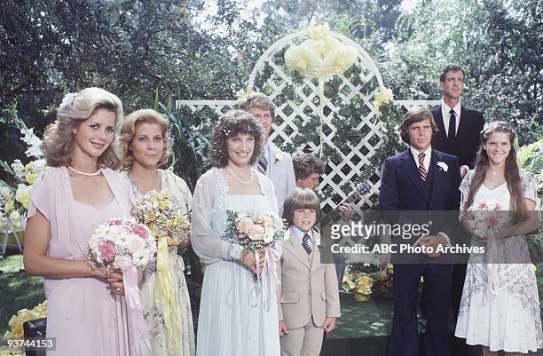 Do, I Do, I Do, I Do" - Season Four -, 9/19/79, Merle and David at their double wedding. Pictured, from left: Nancy , Mary , Joannie , Nicholas ,...