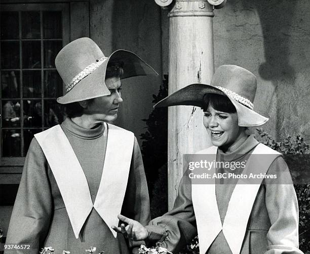 The New Habit" - Season Three - 11/19/69, Sisters Jacqueline and Bertrille displayed their stylish new habit, which featured a wingless bonnet. ,