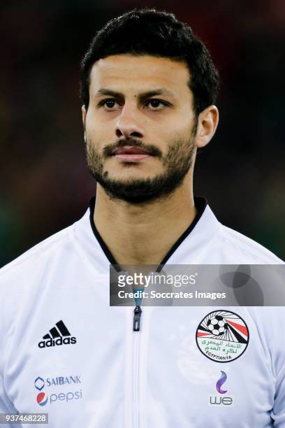Ahmed El Shenawy of Egypt during the International Friendly match between Egypt v Portugal at the Letzigrund Stadium on March 23, 2018 in Zurich...