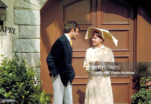 Convent Full of Miracles" - Season Three - 11/5/69, The nuns welcomed a stranded driver to stay at the convent. Alejandro Rey and Sally Field...