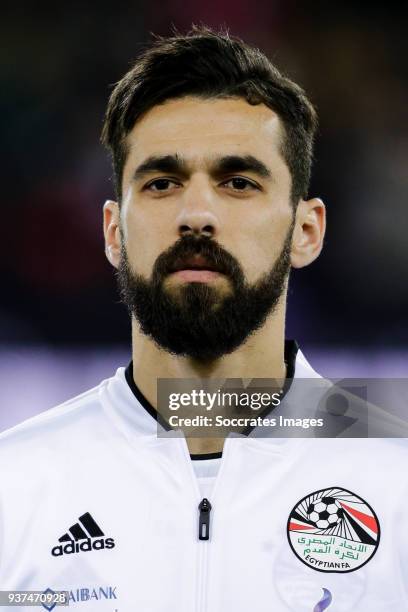 Abdallah Said of Egypt during the International Friendly match between Egypt v Portugal at the Letzigrund Stadium on March 23, 2018 in Zurich...