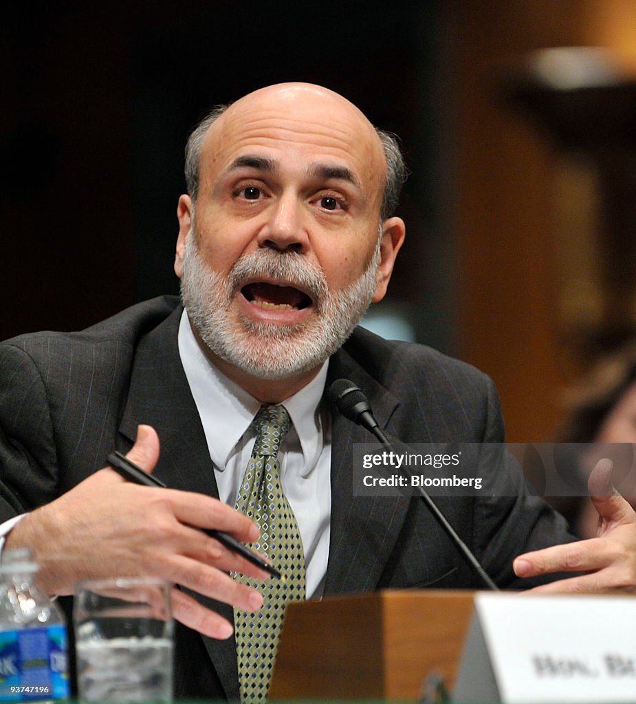 Fed Chairman Bernanke At Senate Banking Confirmation Hearing