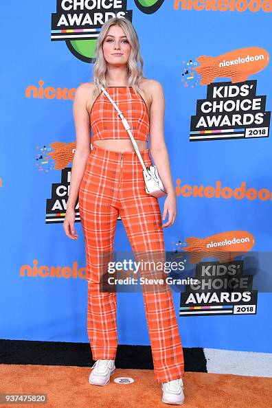 Marije Zuurveld attends Nickelodeon's 2018 Kids' Choice Awards at The
