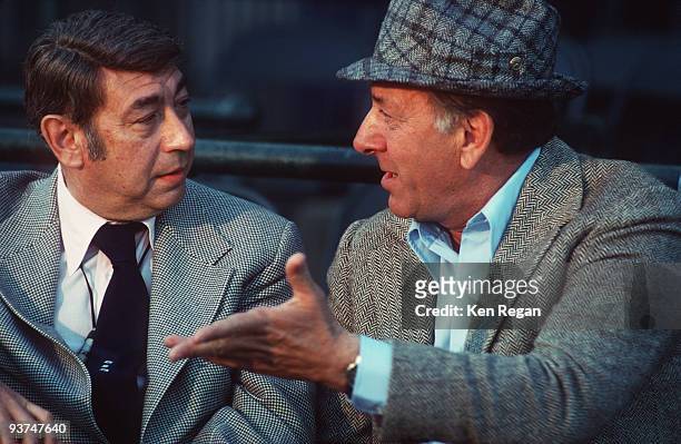 Walt Disney Television via Getty Images --THE ODD COUPLE--Howard Cosell and Jack Klugman