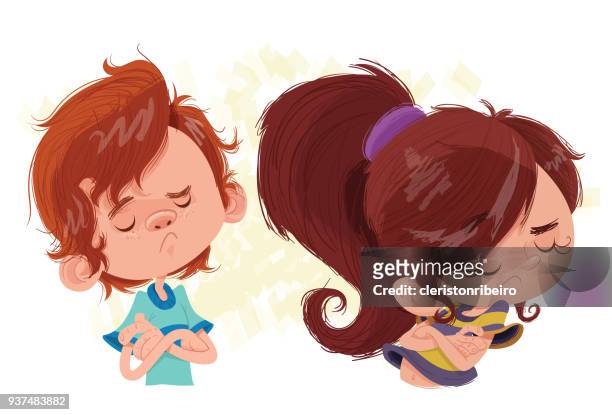 593 Kids Fighting High Res Illustrations - Getty Images