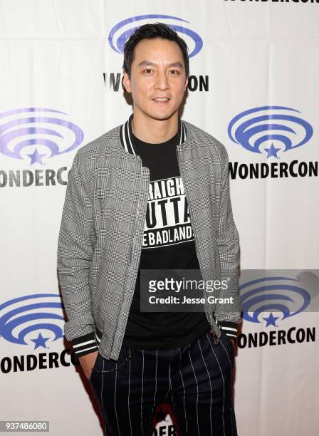 Actor/executive producer Daniel Wu of AMC's 'Into the Badlands' attends WonderCon at Anaheim Convention Center on March 24, 2018 in Anaheim,...