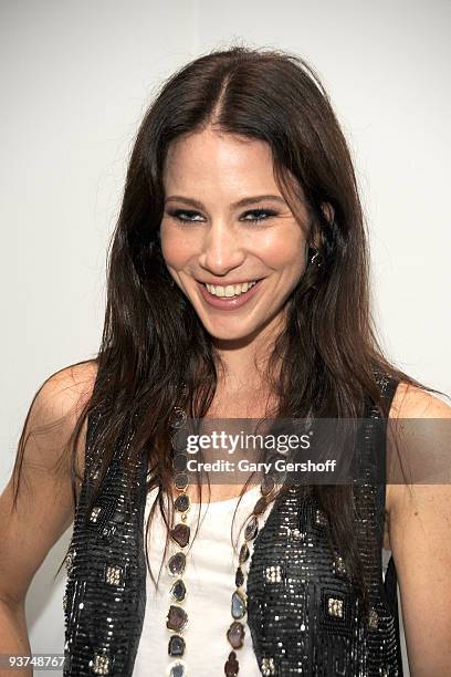 Actress Lynn Collins attends Olivia Spring 2010 during Mercedes-Benz Fashion Week at 415 West 13th Street on September 12, 2009 in New York City.