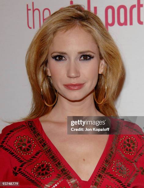 Actress Ashley Jones arrives at the 5th Annual Pink Party at La Cachette Bistro on September 12, 2009 in Santa Monica, California.