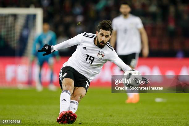 Abdallah Said of Egypt during the International Friendly match between Egypt v Portugal at the Letzigrund Stadium on March 23, 2018 in Zurich...