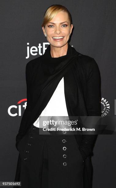 Actress Jaime Pressly of the television show "Mom" attends The Paley Center for Media's 35th Annual PaleyFest Los Angeles at the Dolby Theatre on...