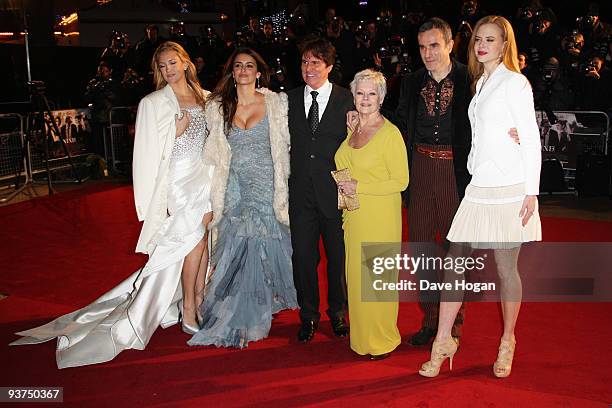 Kate Hudson, Penelope Cruz, Rob Marshall, Judi Dench, Daniel Day Lewis and Nicole Kidman attend the world premiere of Nine held at the Odeon...