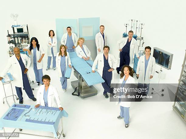 Grey's Anatomy" stars Ellen Pompeo as Meredith Grey, Patrick Dempsey as Derek Shepherd, Sandra Oh as Cristina Yang, Katherine Heigl as Isobel "Izzie"...