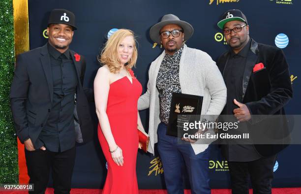 Nominee Pure-N-Heart attends the 33rd annual Stellar Gospel Music Awards at the Orleans Arena on March 24, 2018 in Las Vegas, Nevada.