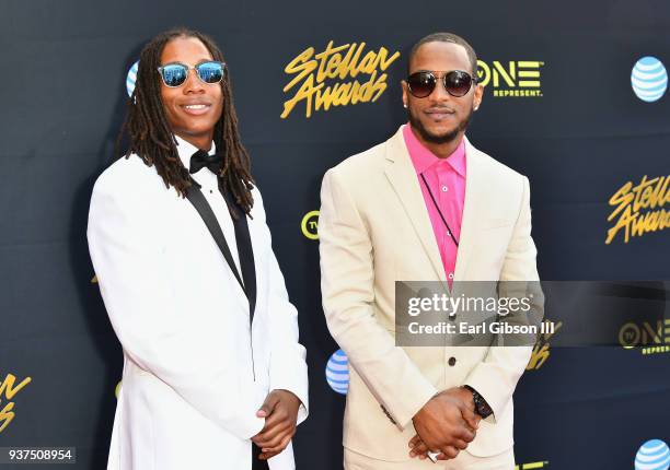 Nominee The Children Speak attends the 33rd annual Stellar Gospel Music Awards at the Orleans Arena on March 24, 2018 in Las Vegas, Nevada.