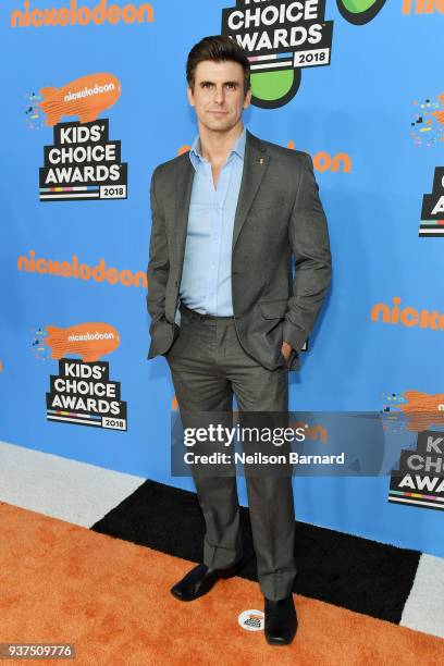 Cooper Barnes attends Nickelodeon's 2018 Kids' Choice Awards at The Forum on March 24, 2018 in Inglewood, California.