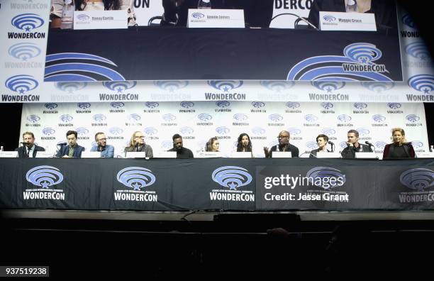 Executive producer Scott M. Gimple, Showrunners Andrew Chambliss, Ian B. Goldberg, Executive producer Greg Nicotero, actors Colman Domingo, Alycia...