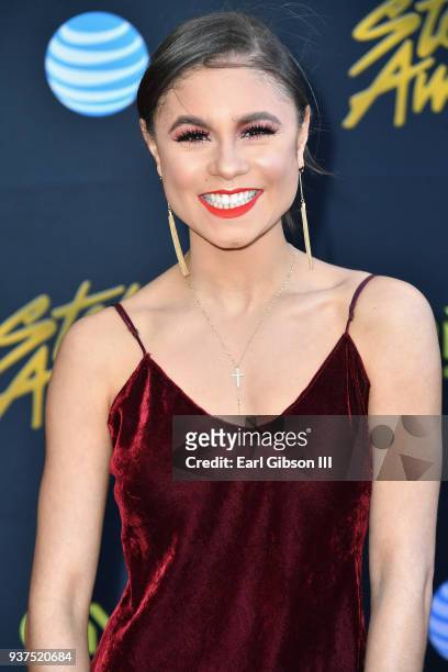 Desiree Ross attends the 33rd annual Stellar Gospel Music Awards at the Orleans Arena on March 24, 2018 in Las Vegas, Nevada.