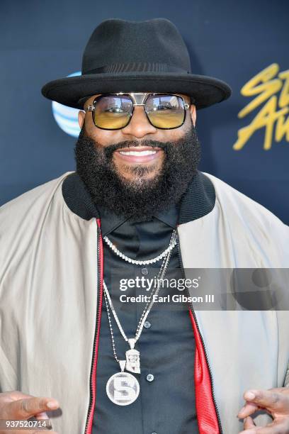 LaSgawn "Big Shiz" Daniels attends the 33rd annual Stellar Gospel Music Awards at the Orleans Arena on March 24, 2018 in Las Vegas, Nevada.