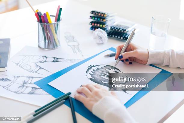 painter - drawing artist cartoon stock pictures, royalty-free photos & images