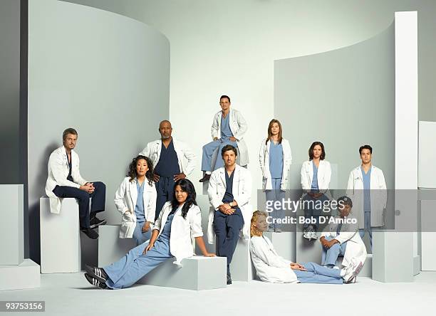 Grey's Anatomy" stars Ellen Pompeo as Meredith Grey, Patrick Dempsey as Derek Shepherd, Sandra Oh as Cristina Yang, Katherine Heigl as Isobel "Izzie"...
