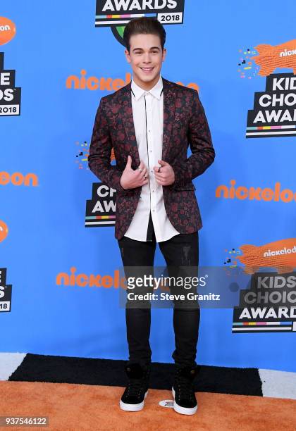 Ricardo Hurtado attends Nickelodeon's 2018 Kids' Choice Awards at The Forum on March 24, 2018 in Inglewood, California.