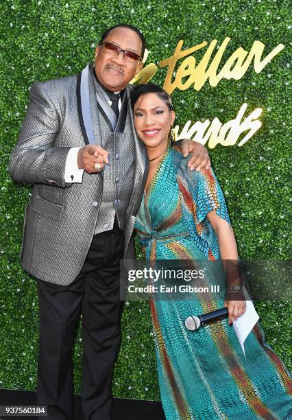 Dr. Bobby Jones and Shauna Bain Smith attends the 33rd annual Stellar Gospel Music Awards at the Orleans Arena on March 24, 2018 in Las Vegas, Nevada.