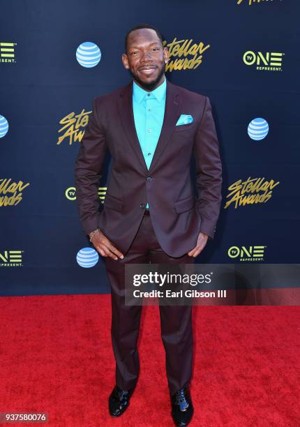 Dexter Walker attends the 33rd annual Stellar Gospel Music Awards at the Orleans Arena on March 24, 2018 in Las Vegas, Nevada.