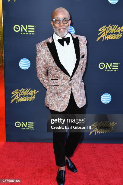 Jonathan Slocumb attends the 33rd annual Stellar Gospel Music Awards at the Orleans Arena on March 24, 2018 in Las Vegas, Nevada.