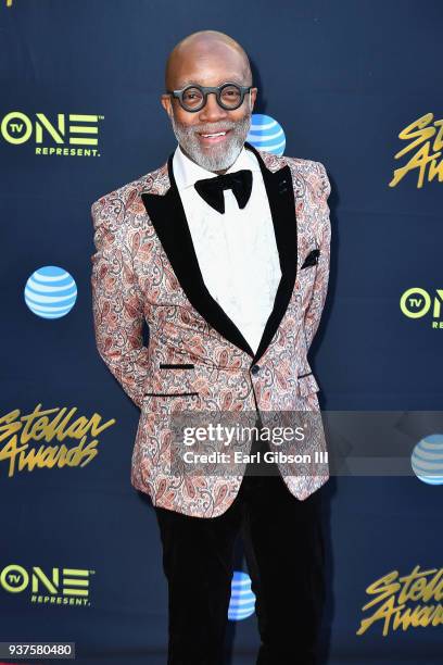 Jonathan Slocumb attends the 33rd annual Stellar Gospel Music Awards at the Orleans Arena on March 24, 2018 in Las Vegas, Nevada.