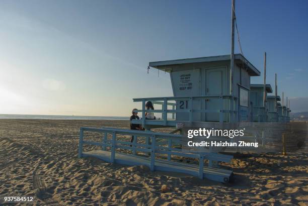 pacific coast, california. venice beach, los angeles, ca - freshness guard stock pictures, royalty-free photos & images