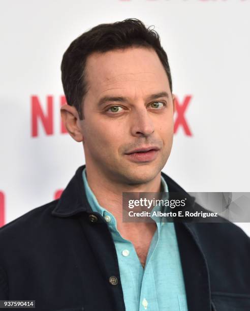 Nick Kroll attends the 6th Annual Hilarity For Charity at The Hollywood Palladium on March 24, 2018 in Los Angeles, California.