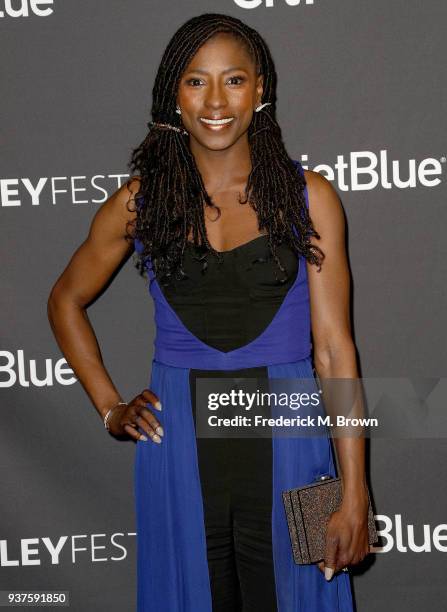 Actress Rutina Wesley of the OWN television show "Queen Sugar" attends The Paley Center for Media's 35th Annual PaleyFest Los Angeles at the Dolby...