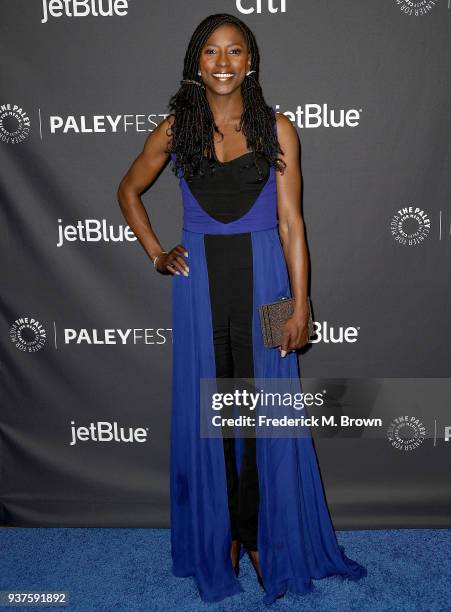 Actress Rutina Wesley of the OWN television show "Queen Sugar" attends The Paley Center for Media's 35th Annual PaleyFest Los Angeles at the Dolby...