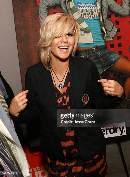 Kimberly Caldwell attends the Superdry booth at the Kari Feinstein Primetime Emmy Awardsat Zune LA on September 18, 2009 in Los Angeles, California.
