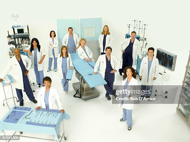 Grey's Anatomy" stars Ellen Pompeo as Meredith Grey, Patrick Dempsey as Derek Shepherd, Sandra Oh as Cristina Yang, Katherine Heigl as Isobel "Izzie"...