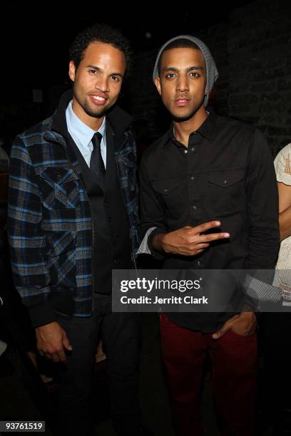 Quddus Philippe and Singer Mateo attend IC3O Fundraiser Gala and Concert After Party at the Eldridge on December 2, 2009 in New York City.