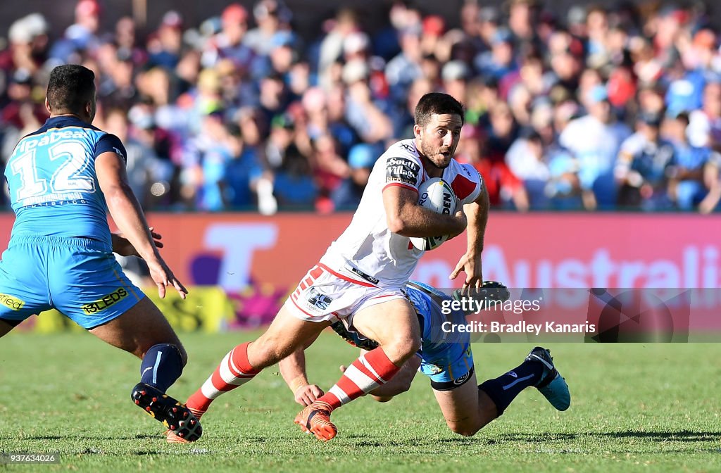 NRL Rd 3 - Titans v Dragons