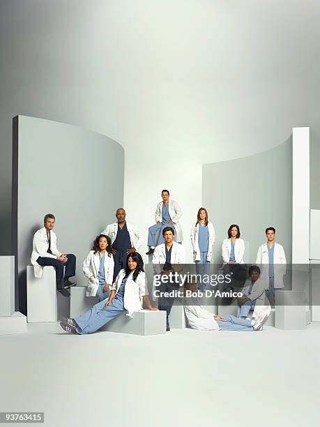 Grey's Anatomy" stars Ellen Pompeo as Meredith Grey, Patrick Dempsey as Derek Shepherd, Sandra Oh as Cristina Yang, Katherine Heigl as Isobel "Izzie"...