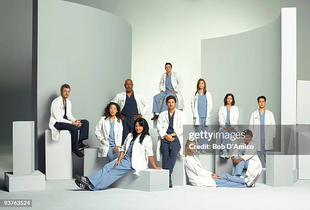 Grey's Anatomy" stars Ellen Pompeo as Meredith Grey, Patrick Dempsey as Derek Shepherd, Sandra Oh as Cristina Yang, Katherine Heigl as Isobel "Izzie"...