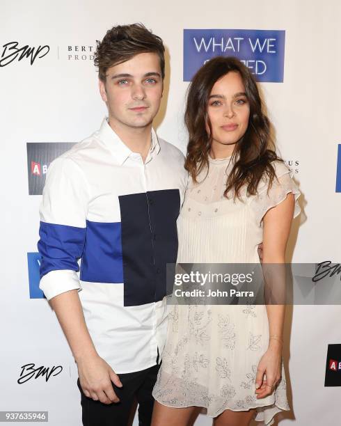 Martin Garrix and Charelle Schriek arrive at 'What We Started' Miami Premiere on March 22, 2018 in Miami, Florida.