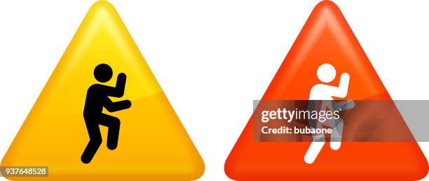 man dancing icon - zumba stock illustrations