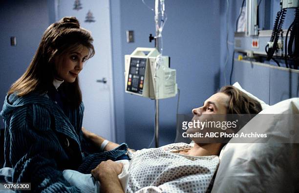Smell of Fear" - Season Three - 12/15/91, Becca feared the worst when Jesse was hospitalized with pneumocystis pneumonia. ,