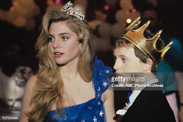 Pilot - Season One - 9/12/89, Corky dreamed he was King of the homecoming dance with Rhona Lieberman .