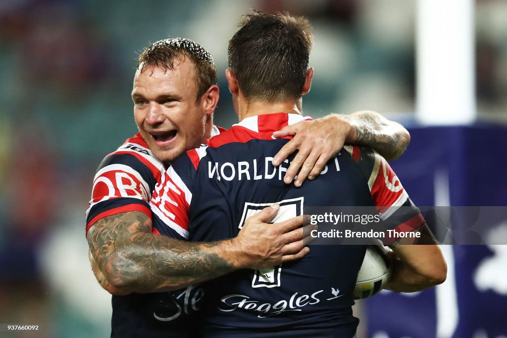 NRL Rd 3 - Roosters v Knights
