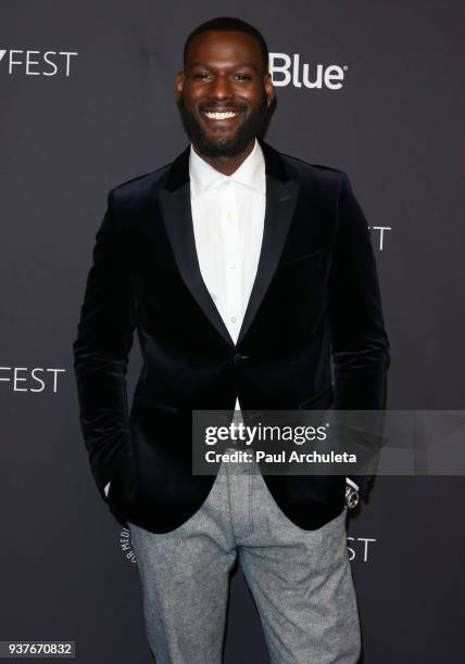 Actor Kofi Siriboe attends the screening of OWN's "Queen Sugar" at the 2018 PaleyFest Los Angeles at Dolby Theatre on March 24, 2018 in Hollywood,...