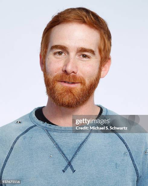 Comedian Andrew Santino poses during his appearance at The Ice House Comedy Club on March 24, 2018 in Pasadena, California.