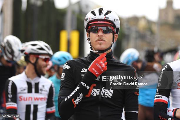 Start / Peter Stetina of The United States Team Trek-Segafredo / during the 98th Volta Ciclista a Catalunya 2018, Stage 7 a 154,8km stage from...